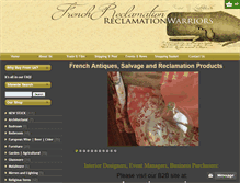 Tablet Screenshot of frenchreclamation.com